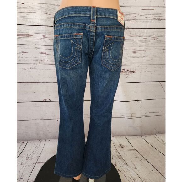 True Religion Bobby Low Rise Bootcut Jeans 27 X 30 - Picture 1 of 9